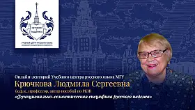 Онлайн-лекторий Учебного Центра русского языка МГУ «Функционально-семантическая специфика русского падежа»