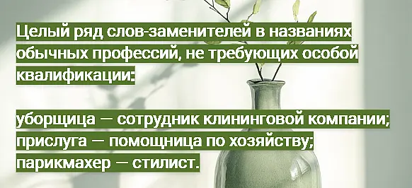 уборщица - сотрудник клининговой компании