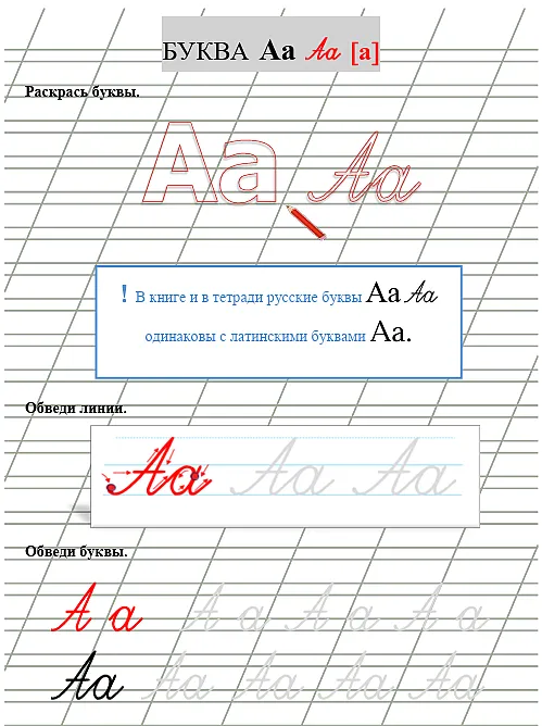 Буква Аа [a]