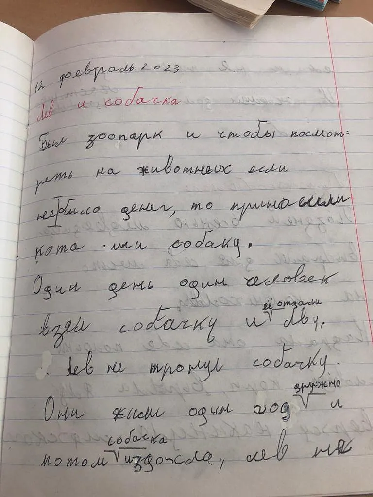 Работа ребенка-билингва