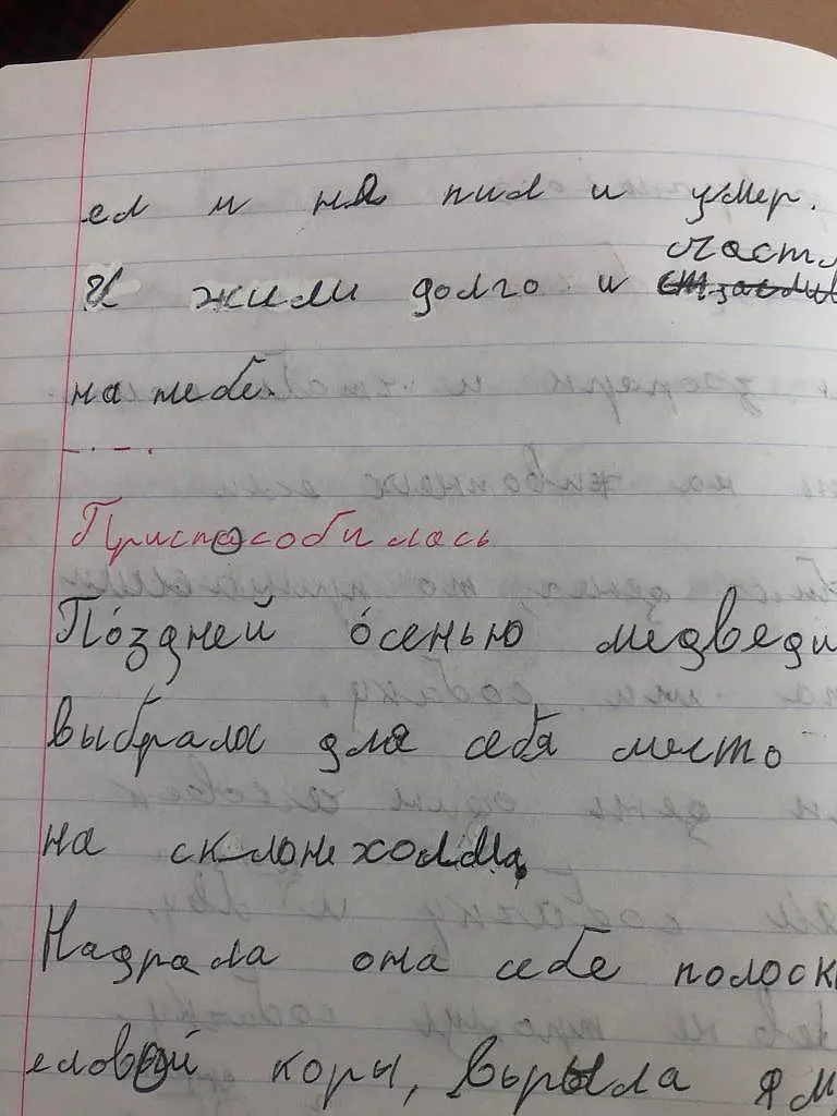 Работа ребенка-билингва